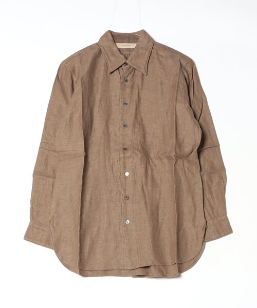 ブラウス シャツ long-point-collar shirt レディース メンズの画像