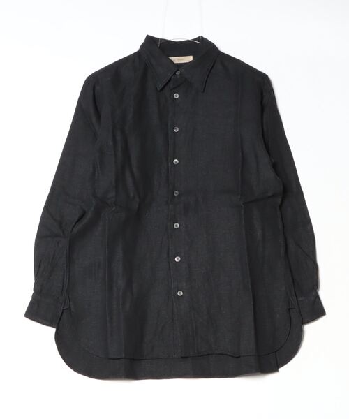 ブラウス シャツ long-point-collar shirt レディース メンズの画像