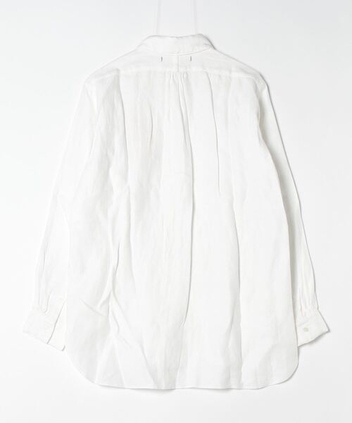 ブラウス シャツ long-point-collar shirt レディース メンズの画像