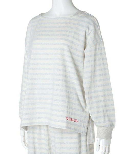 キッドブルー -ＤＥＮＩＭＭＩＸ　天竺 -長袖トップス -KRAN510 -kidblue レディース
