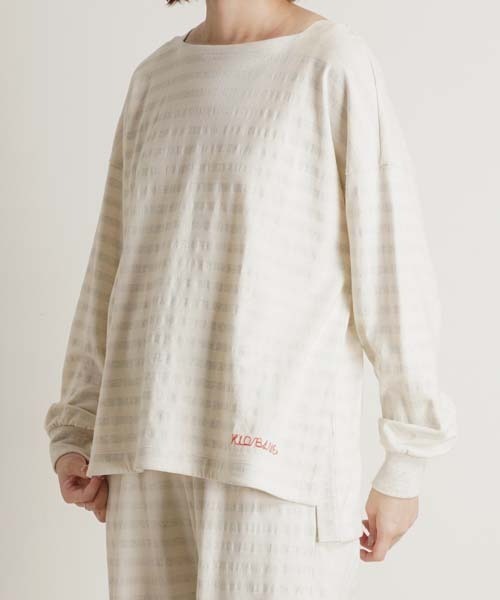 キッドブルー -ＤＥＮＩＭＭＩＸ　天竺 -長袖トップス -KRAN510 -kidblue レディース