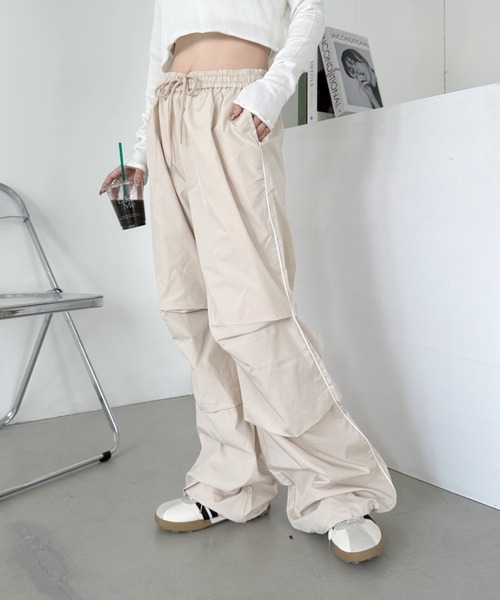 CLEA パンツ サイドラインタック入りスノーパンツ レディース