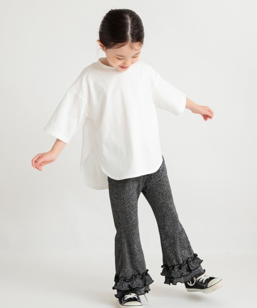 branshes（ブランシェス） tシャツ ビッグシルエット7分袖Tシャツ