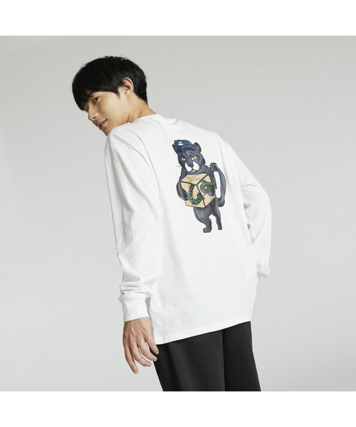 PUMA tシャツ プーマ メンズ スケートボード PUMAS 長袖 Tシャツ