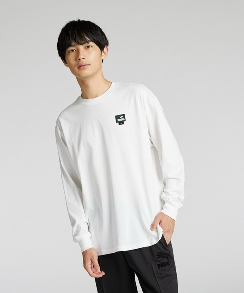 PUMA tシャツ プーマ メンズ スケートボード PUMAS 長袖 Tシャツ