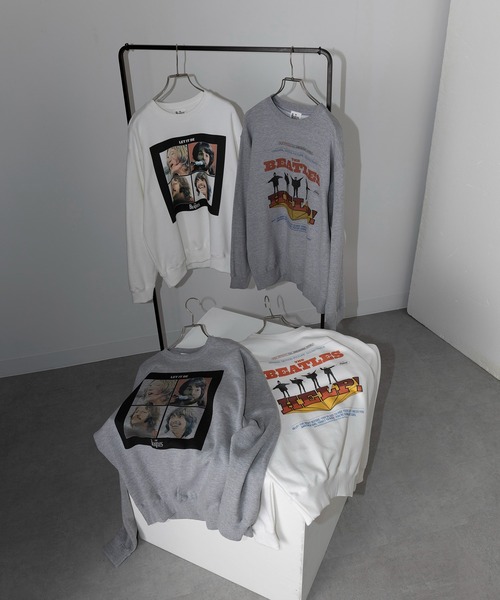 トレーナー スウェット 「vieux by MAISON BREEZE」vintage print sweatshirt THE BEATLES LE vieux by MAISON BREEZE トレーナー スウェット 「vieux BREEZE