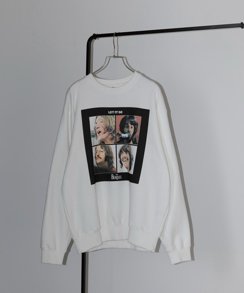 トレーナー スウェット 「vieux by MAISON BREEZE」vintage print sweatshirt THE BEATLES LE vieux by MAISON BREEZE トレーナー スウェット 「vieux BREEZE