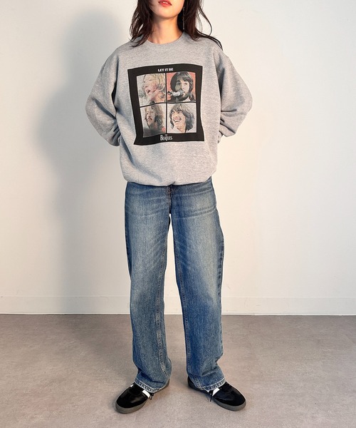 トレーナー スウェット 「vieux by MAISON BREEZE」vintage print sweatshirt THE BEATLES LE vieux by MAISON BREEZE トレーナー スウェット 「vieux BREEZE