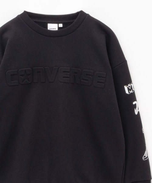 CONVERSE トレーナー 「別注」CONVERSE エンボス加工 裏起毛
