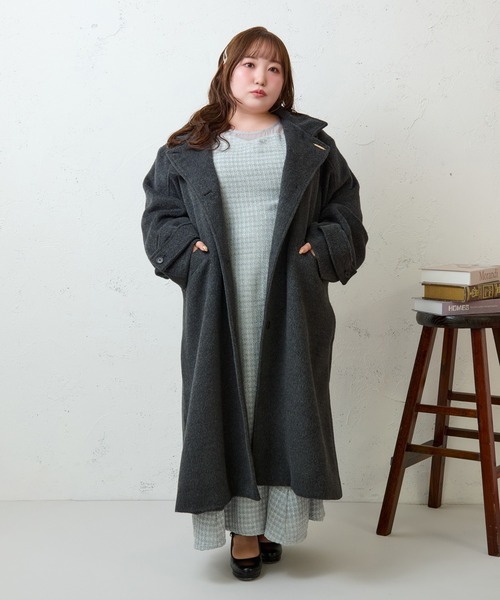 Louiosy（ルオシー） コート アウター 「大きいサイズ」チャーム付き