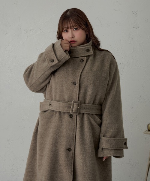 Louiosy（ルオシー） コート アウター 「大きいサイズ」チャーム付き 