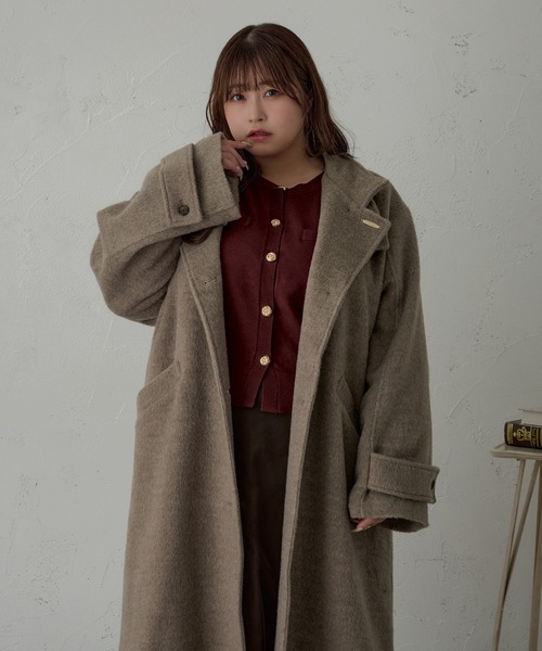 Louiosy（ルオシー） コート アウター 「大きいサイズ」チャーム付き