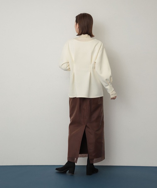 SENSE OF PLACE by URBAN RESEARCH スカート オーガンジーレイヤード