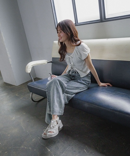 GLOBAL WORK（グローバルワーク） パンツ 大人見えワイドストレート