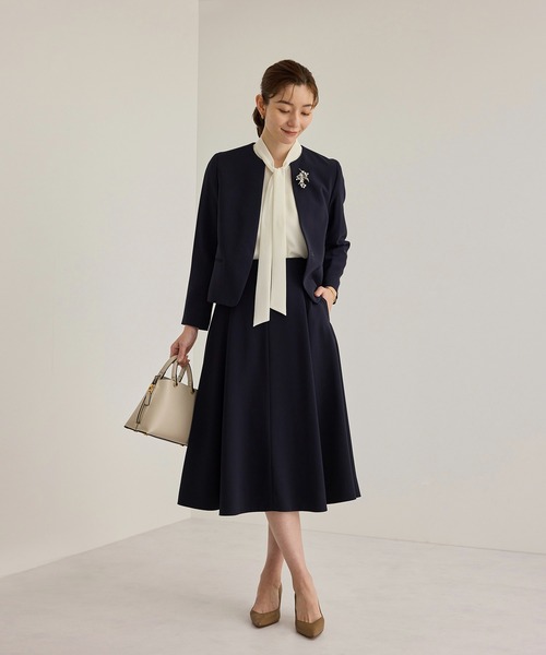 ROPE'（ロペ） ブラウス シャツ 「洗える」ボウタイブラウス「春服