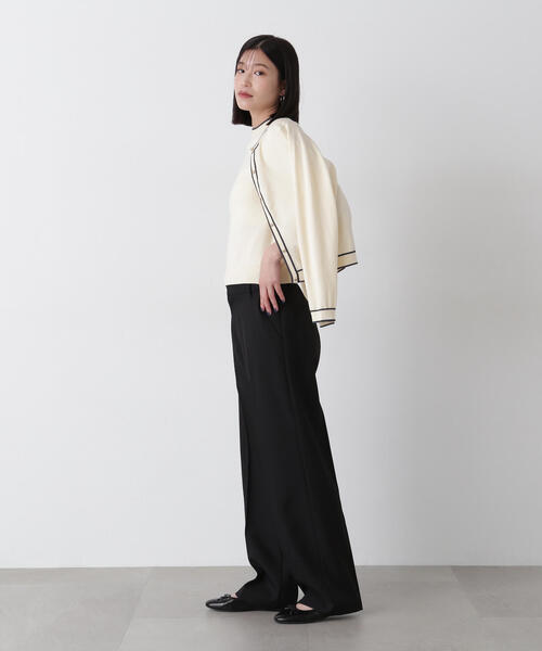 「♡」NATURAL BEAUTY BASICアンサンブルカーディガン N.Natural Beauty Basic アンサンブル バイカラーカーディガン