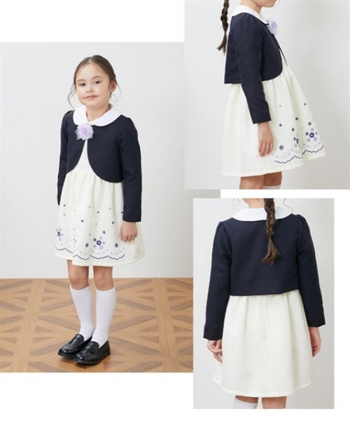 フォーマル 発表会 卒園式 入学式 フォーマルワンピーススーツ4点