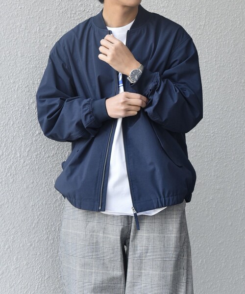 SHIPS any ブルゾン アウター any:「撥水加工」 タスラン SOLOTEX(R