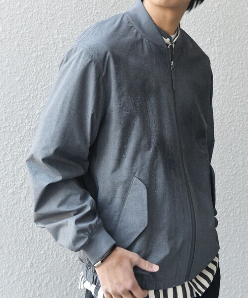 SHIPS any ブルゾン アウター any:「撥水加工」 タスラン SOLOTEX(R