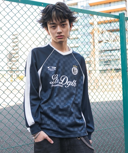 LTR DEPTH tシャツ DEPTH/「25年春夏新作」ラインスリーブゲーム