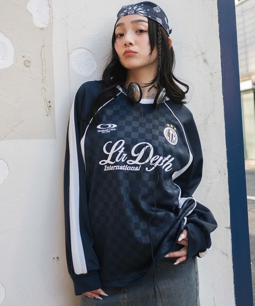 LTR DEPTH tシャツ DEPTH/「25年春夏新作」ラインスリーブゲーム