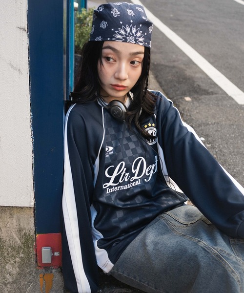 LTR DEPTH tシャツ DEPTH/「25年春夏新作」ラインスリーブゲーム