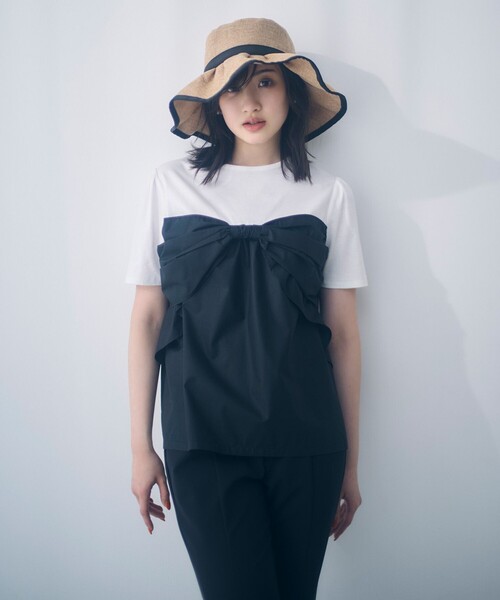 tシャツ PRESENT RIBBON Tシャツ レディース