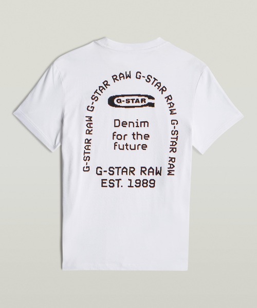 G-STAR RAW tシャツ BACK GRAPHIC ARCH T-SHIRT/バックプリント