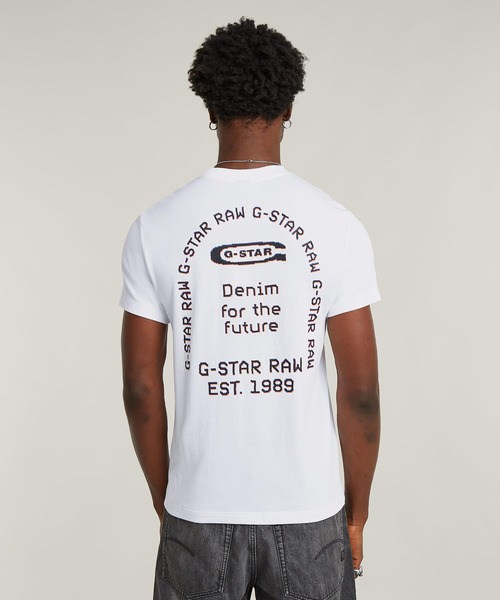 G-STAR RAW tシャツ BACK GRAPHIC ARCH T-SHIRT/バックプリント