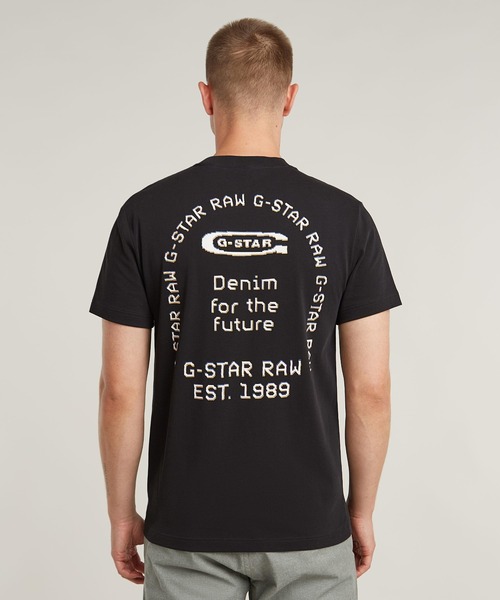 G-STAR RAW tシャツ BACK GRAPHIC ARCH T-SHIRT/バックプリント