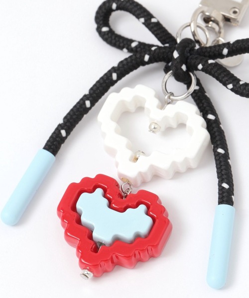 niko and…（ニコアンド） チャーム ドットハートコードチャーム