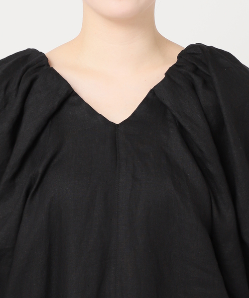 journal standard L'essage ワンピース Linen ボリューム