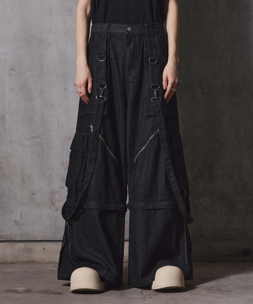 ERAR カーゴパンツ 「ERAR」3wayルーズシルエットハイギミック