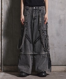 ERAR カーゴパンツ 「ERAR」3wayルーズシルエットハイギミック