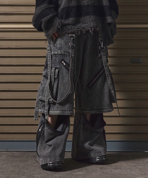 ERAR カーゴパンツ 「ERAR」3wayルーズシルエットハイギミック