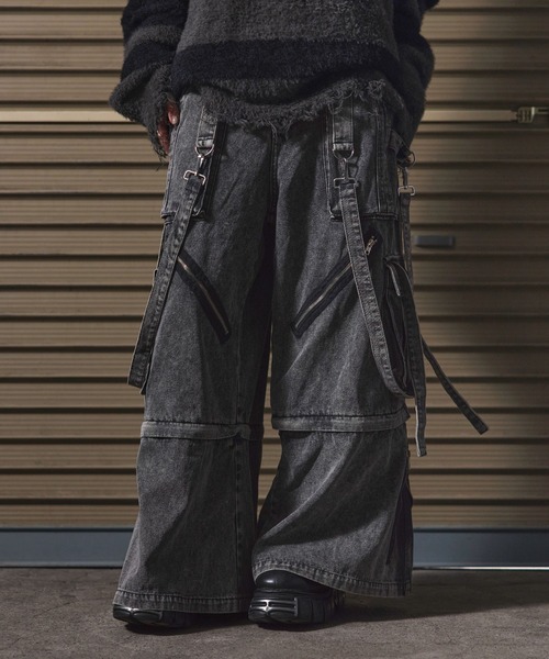 ERAR カーゴパンツ 「ERAR」3wayルーズシルエットハイギミック