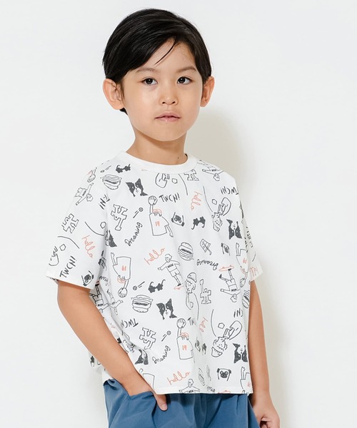 RIO tシャツ 「TOWN＆COUNTRY」総柄Tシャツ キッズ 子供服