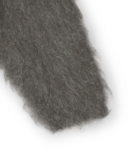 「ADAM ET ROPE'」 ニットカーディガン FREE チャコールグレー レディース_画像6