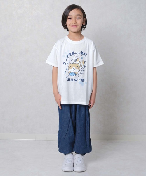 ZIーON（ジーオン） tシャツ キッズ ねこぶちさん 半袖Tシャツ キッズ