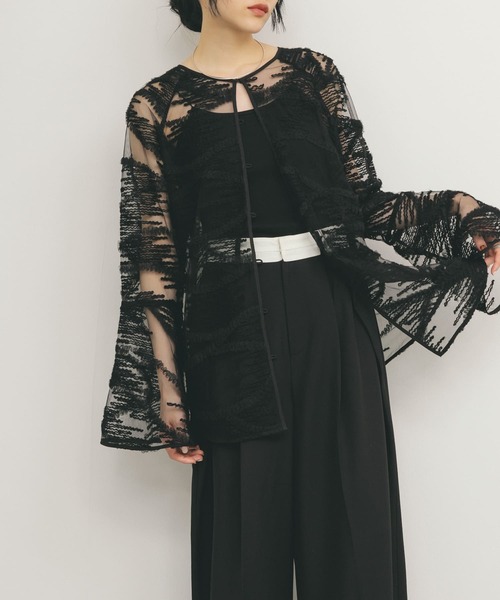 楽天市場】【SALE／70%OFF】ドットプリントバテンレースブラウス