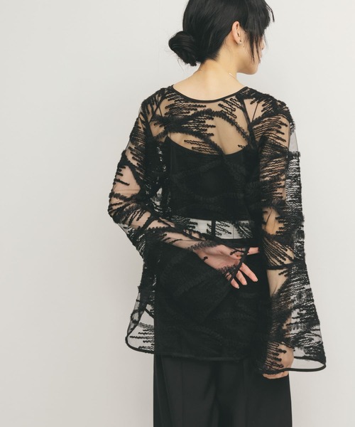 楽天市場】【SALE／70%OFF】ドットプリントバテンレースブラウス