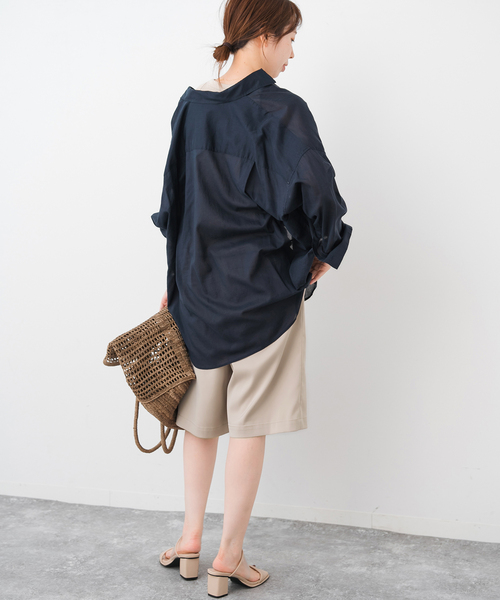 Spick and Span ヴィンテージサテンオーバーパンツ Spick & Span(スピックアンドスパン)の「ハンマーサテンイージー
