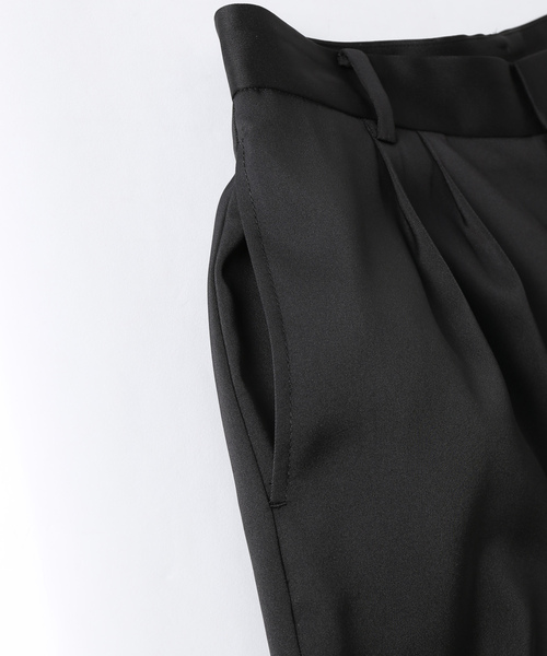 Spick＆Span パンツ サテンハーフパンツ レディース : ZOZOTOWN