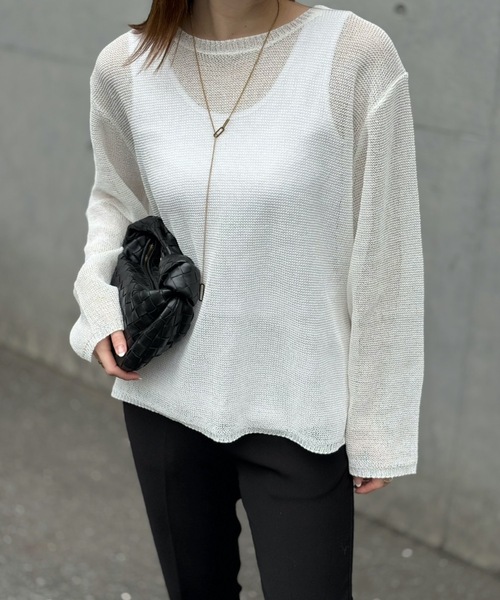 Emma Taylor - 未使用♦Emma Taylor キーネックオーバーニットプルオーバー ニット/セーター│1page｜通常価格とセール価格│STYLEDOOR