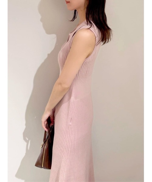 SNIDEL ワンピース フロントボタンニットワンピース : ZOZOTOWN