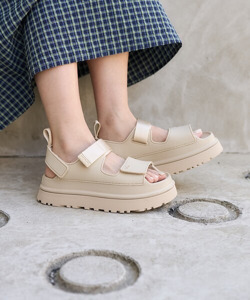 専用ページ！UGG ゴールデングロウ　ベージュ24cm FREAK'S STORE サンダル UGG/アグ GoldenGlow/ゴールデングロウ