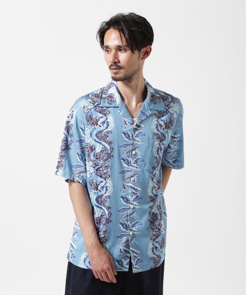 国内発/本物保証/AVIREX アロハシャツ ドラゴンライズ 新作☆3色 AVIREX シャツ 「WEB＆DEPOT限定」ALOHA SHIRT DRAGON RISE