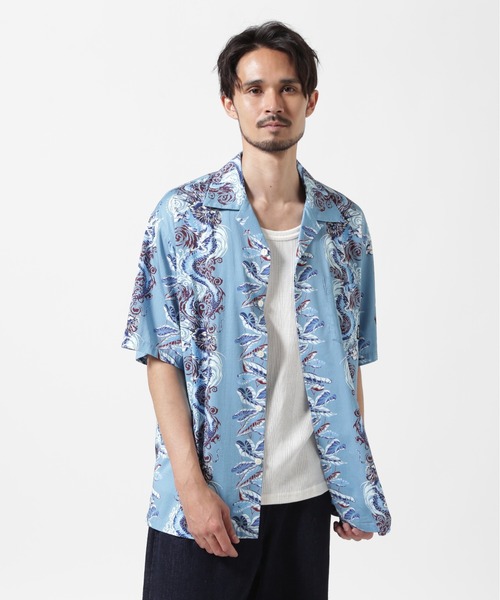 国内発/本物保証/AVIREX アロハシャツ ドラゴンライズ 新作☆3色 AVIREX シャツ 「WEB＆DEPOT限定」ALOHA SHIRT DRAGON RISE