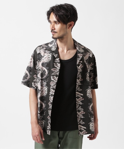国内発送【AVIREX】ALOHA SHIRT DRAGON RISE WEB&DEPOT限定》ALOHA SHIRT DRAGON RISE / アロハシャツ