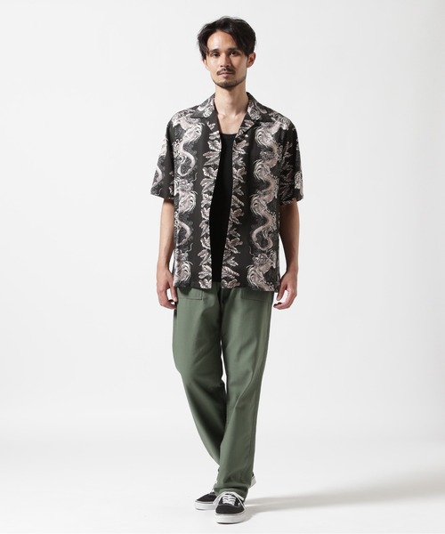 国内発/本物保証/AVIREX アロハシャツ ドラゴンライズ 新作☆3色 AVIREX シャツ 「WEB＆DEPOT限定」ALOHA SHIRT DRAGON RISE
